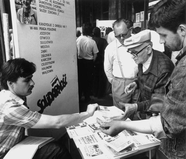 Wybory z 4 czerwca 1989 roku (zdj. historyczne) /	Maciej Macierzyński /PAP