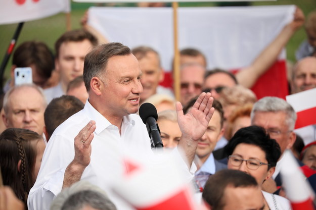 Wybrany na II kadencję prezydent RP Andrzej Duda /Leszek Szymański /PAP