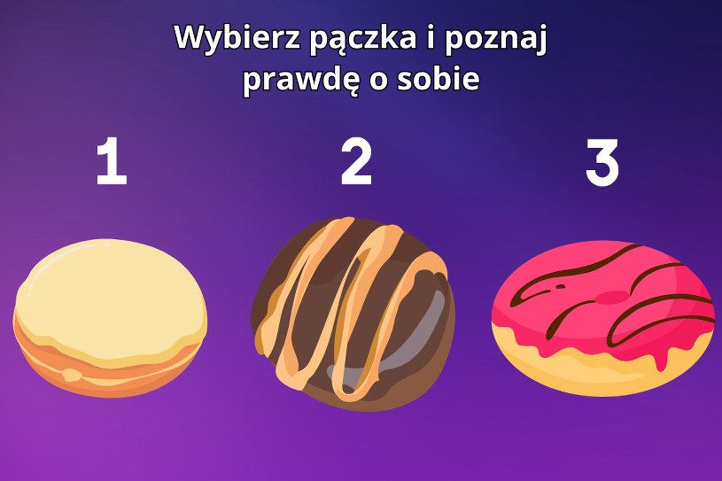 Wybrany przez ciebie pączek, wyjawi prawdę na twój temat. Prosty psychotest 