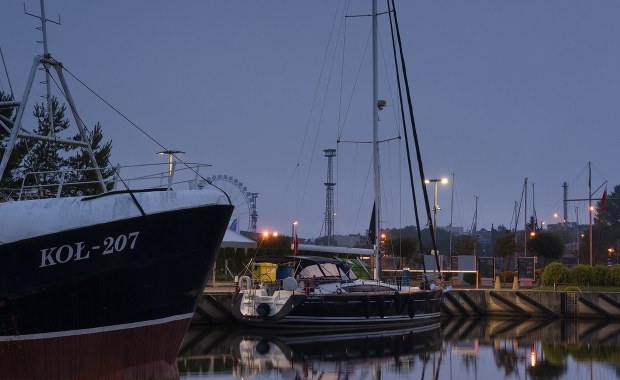 Wybuch butli z gazem na jachcie w Kołobrzegu