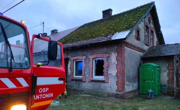 Wybuch butli z gazem w Ludwikowie. 67-latek w szpitalu