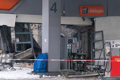 Wybuch gazu na stacji benzynowej w Sosnowcu