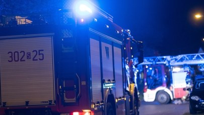 Wybuch i pożar budynku w Grodzisku Mazowieckim