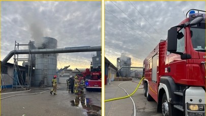 Wybuch i pożar silosu. Akcja strażaków w Małopolsce