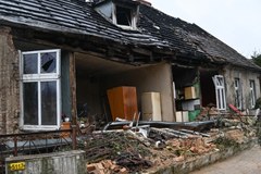 Wybuch i pożar w Szczecinie-Podjuchach