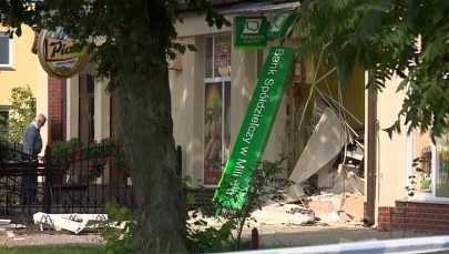 Wybuch i skradzione pieniądze. W nocy bandyci wysadzili bankomat