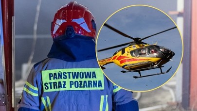 Wybuch pieca w Starachowicach. Kobieta zabrana przez LPR