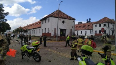 Wybuch samochodu-pułapki w szkole policyjnej w Bogocie