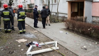 Wybuch w bloku w Łodzi. Prokuratura: To mogła być próba samobójcza