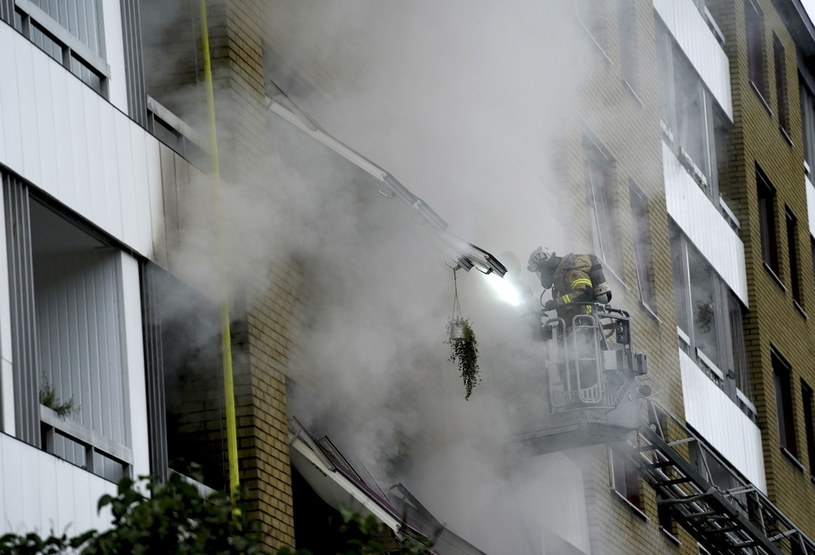 Wybuch w budynku mieszkalnym w Goeteborgu /TT News Agency/Associated Press/ /East News