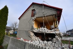 Wybuch w domu jednorodzinnym w Łukowej