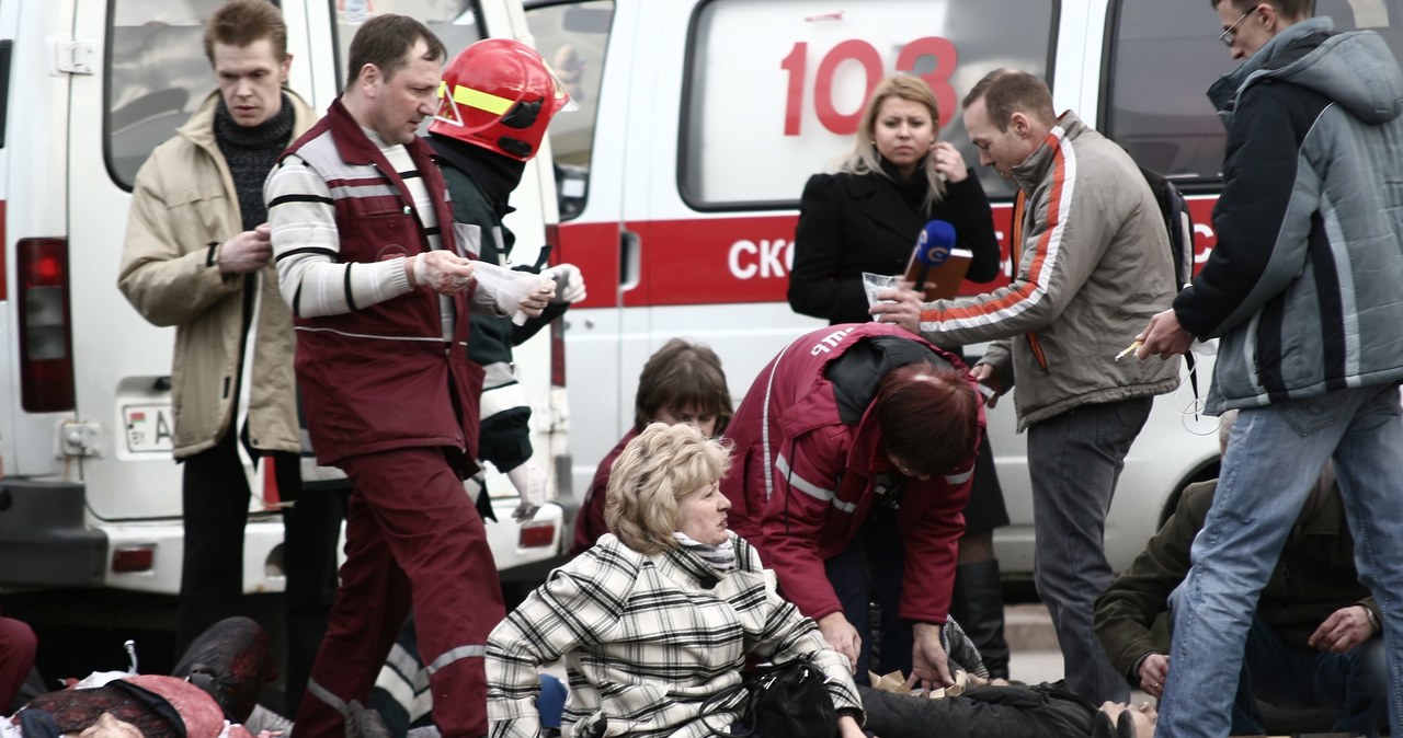 Wybuch w metrze w Mińsku