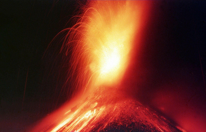 Wybuch wulkanu Pacaya w Gwatemali w 2010 roku /Jorge Uzon /AFP/East News