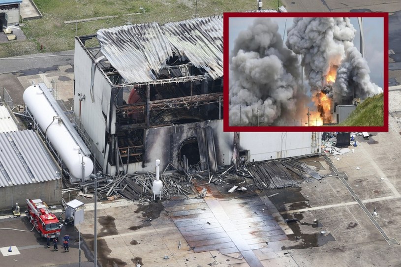 Wybuch zniszczył budynek /Yuki Kurose/Associated Press/East News /East News