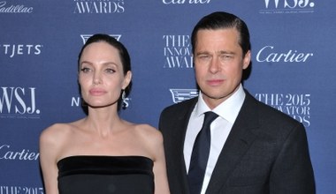 Wychudzona Angelina Jolie i Brad Pitt gwiazdami na imprezie magazynu