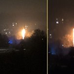 Wyciek gazu w Krakowie. Słup ognia miał 20 metrów