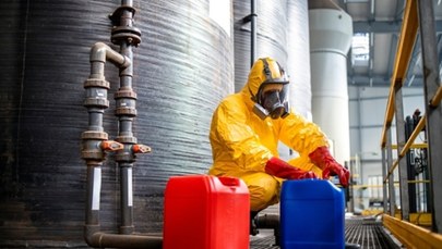 Wyciek kwasu azotowego w zakładach na Śląsku