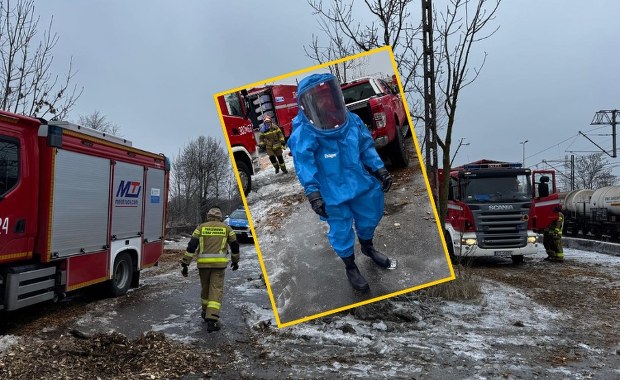 Wyciek kwasu siarkowego z cysterny kolejowej. Komunikat gminy