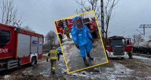 Wyciek kwasu siarkowego z cysterny kolejowej. Komunikat gminy