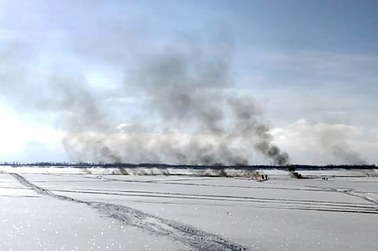 Wyciek z rurociągu pod rzeką Ob w Rosji. Doszło do pożaru 