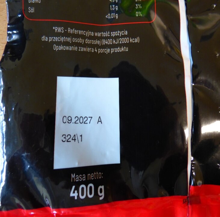 Wycofane ze sprzedaży maliny /GIS /