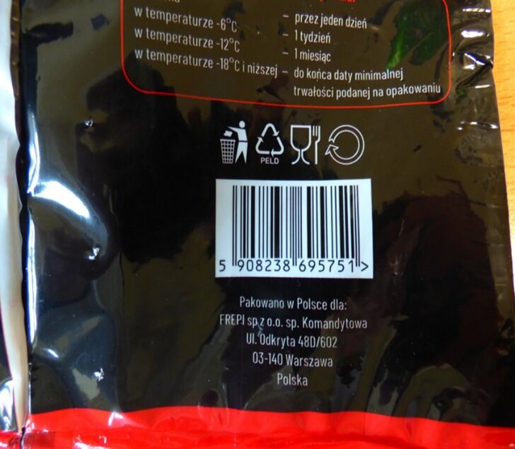 Wycofane ze sprzedaży maliny /GIS /