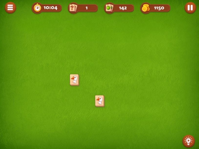 Wyczyszczona plansza gry online za darmo Mahjong Farm Solitaire /Click.pl