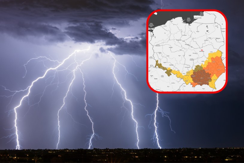 Wydano ostrzeżenia meteorologiczne. Nadchodzi silny deszcz z burzami