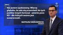 ''Wydarzenia'': Premier Morawiecki liczy na zebranie większości. Mówi również o błędach kampanii wyborczej