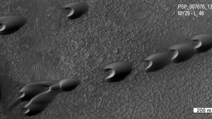 Wydmy na Marsie są niezwykle dynamiczne /NASA