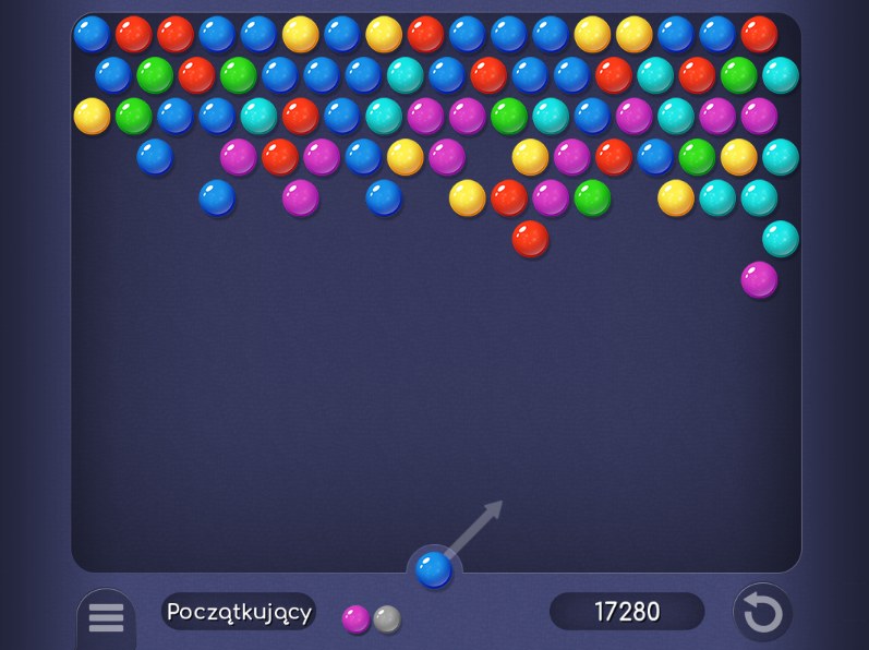 Wygląd gry kulki za darmo Bubble Shooter HD /Click.pl