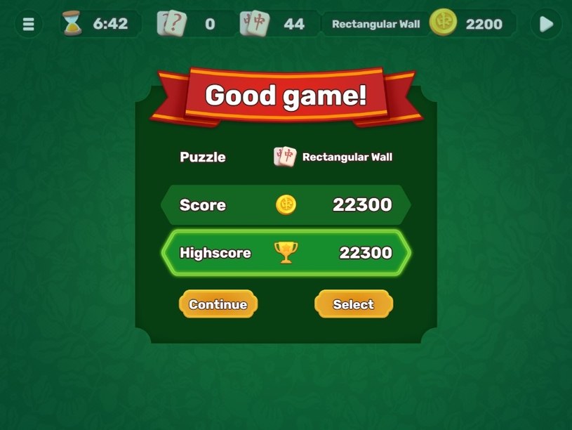 Wygrana gry online za darmo Solitaire Mahjong Classic 2 /Click.pl