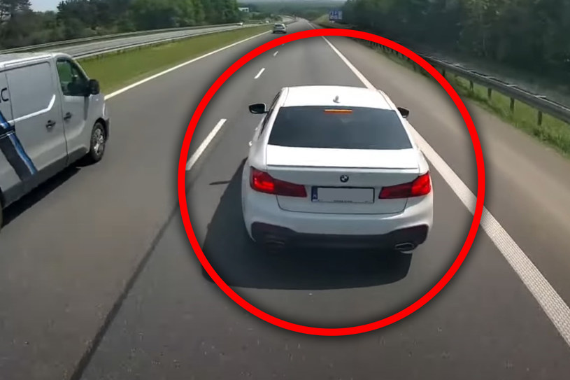 Wyhamowała ciężarówkę, bo chciała się zemścić. Szofer sobie zasłużył?