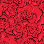 Wyjątkowa kreacja z płatków róż