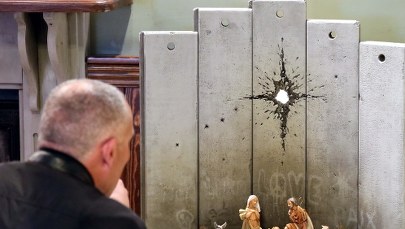 Wyjątkowa szopka stworzona przez Banksy'ego