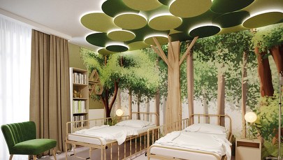 Wyjątkowe pokoje dla chorych dzieci. Kto je zaprojektował?
