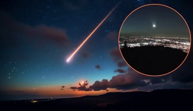 Wyjątkowo jasny bolid przeleciał nad Polską. Kula ognia na nagraniu
