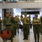 Wyjątkowy koncert orkiestry straży granicznej na lotnisku w Balicach 