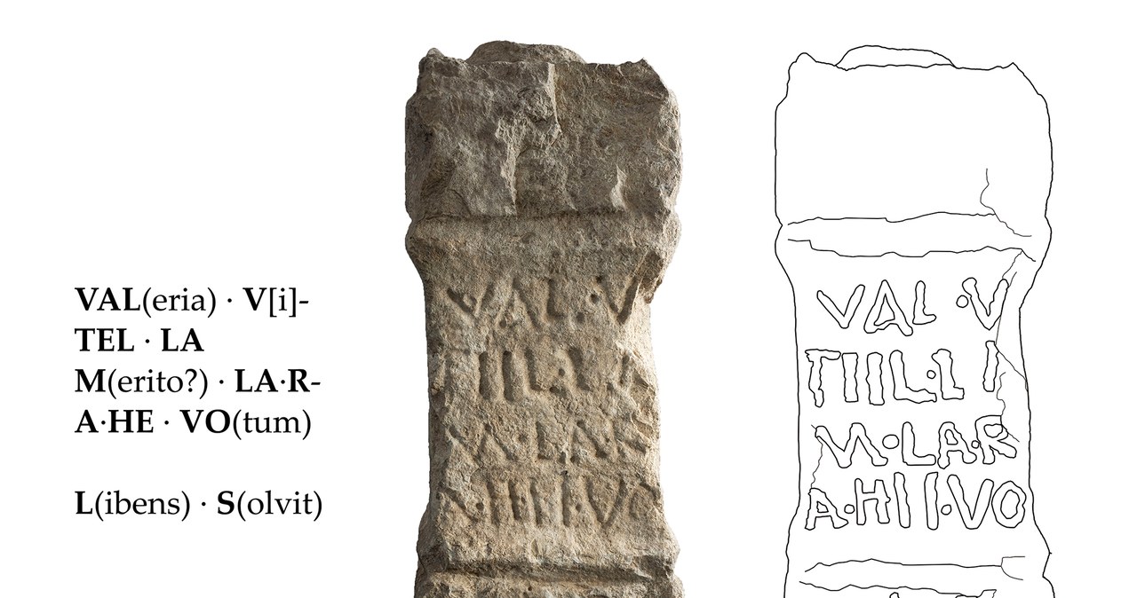 Wyjątkowy ołtarz wotywny z I wieku naszej ery /Aranzadi Science Society /materiały prasowe