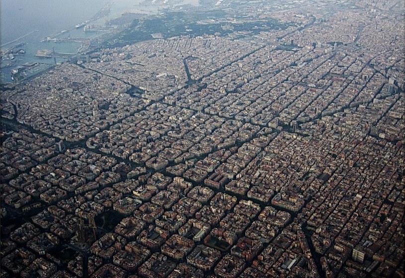 Wyjątkowy układ Barcelony /Wikimedia