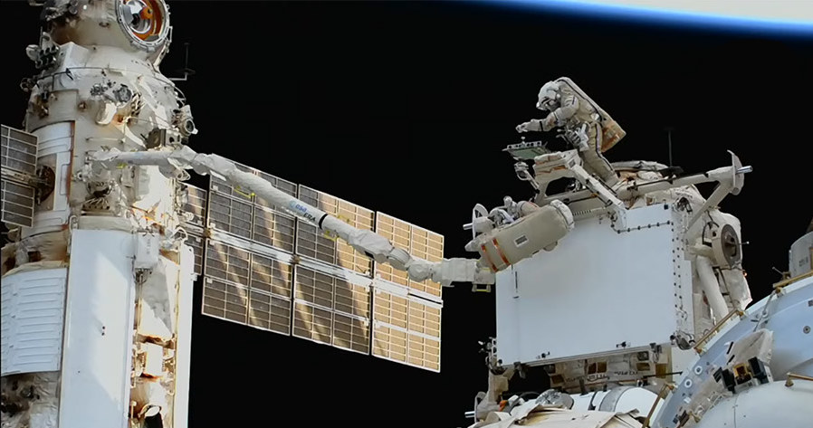 Wyjście kosmonautów stanowi trzeci spacer kosmiczny zrealizowany 2023 roku /NASA TV /NASA