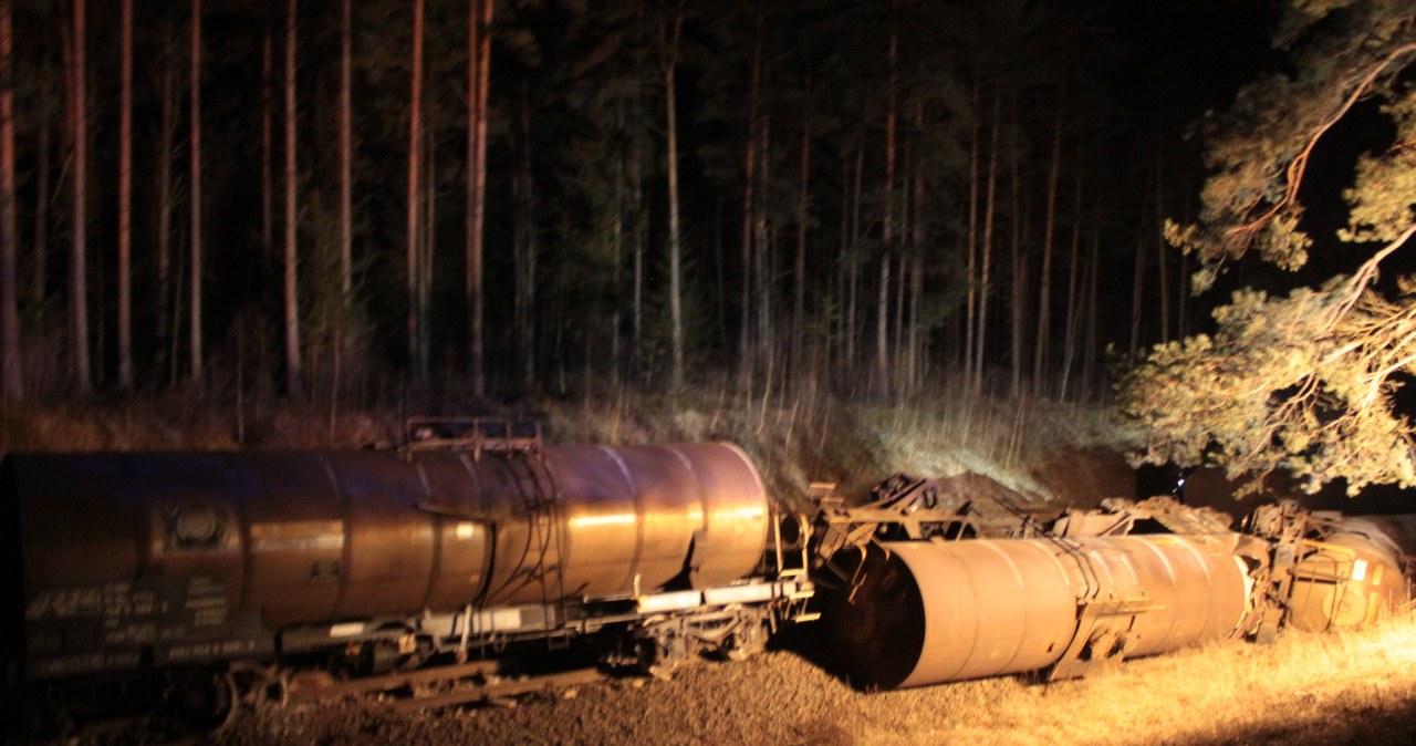 Wykoleił się pociąg towarowy. Trasa Ełk - Giżycko nieprzejezdna