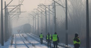 Wykolejenie pociągu towarowego relacji Szczecin-Chełm na Mazowszu