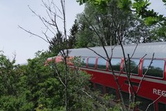 Wykolejenie pociągu w Bawarii