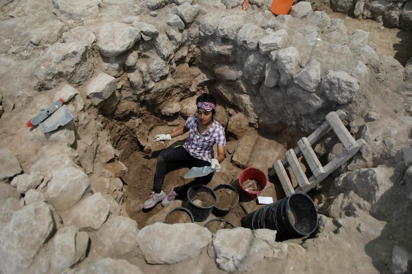 Wykopaliska archeologiczne w mieście Gat w 2019 r. /MENAHEM KAHANA/AFP/East News /East News