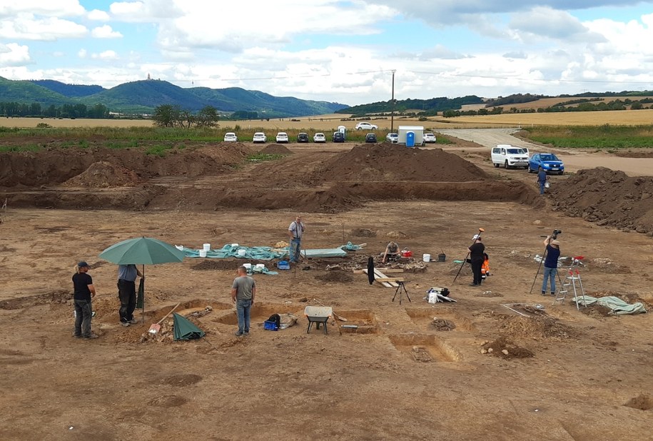 Wykopaliska na przed-słowiańskim cmentarzysku w Brücken, powiat Mansfeld-Südharz (Saksonia-Anhalt). /© Landesmuseum für Vorgeschichte /Materiały prasowe