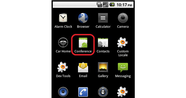 Wykorzystany w ataku trojan zainstalowany na smartfonie z Androidem udaje aplikację o nazwie „Conference” /materiały prasowe