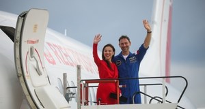 Wylądował! Sławosz Uznański-Wiśniewski wrócił do Europy