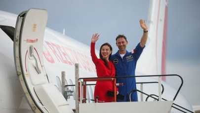 Wylądował! Sławosz Uznański-Wiśniewski wrócił do Europy