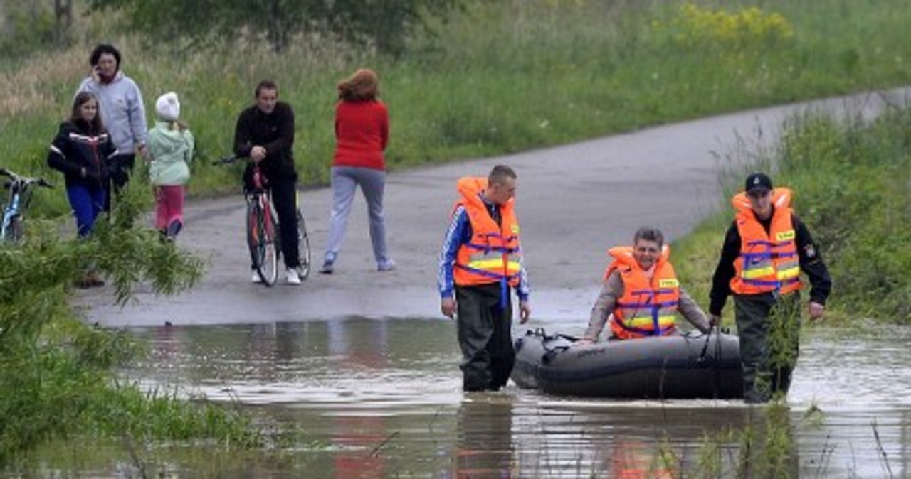 Wylał San. Zalało Buszkowice